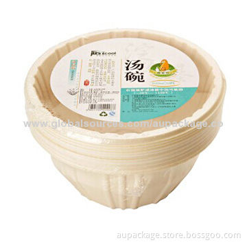 Corn Starch Disposable Bowl, Plant Starch Production, 100% Bio-degradable